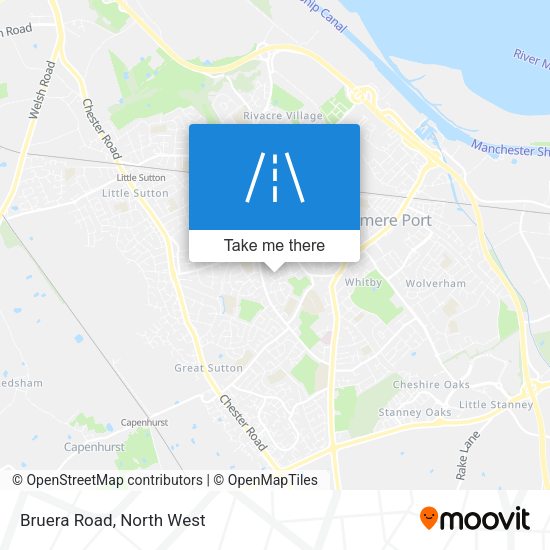 Bruera Road map