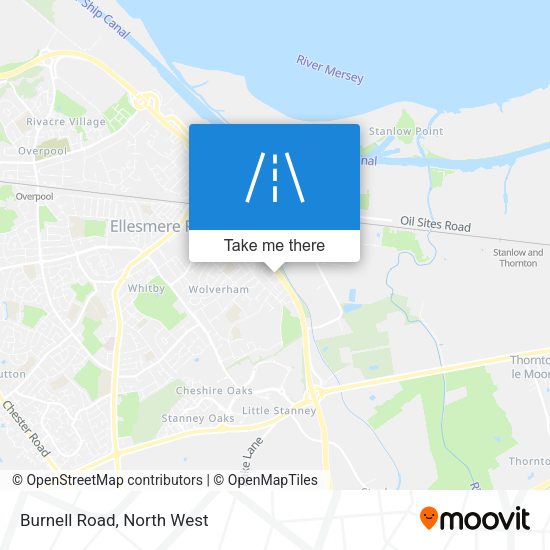 Burnell Road map