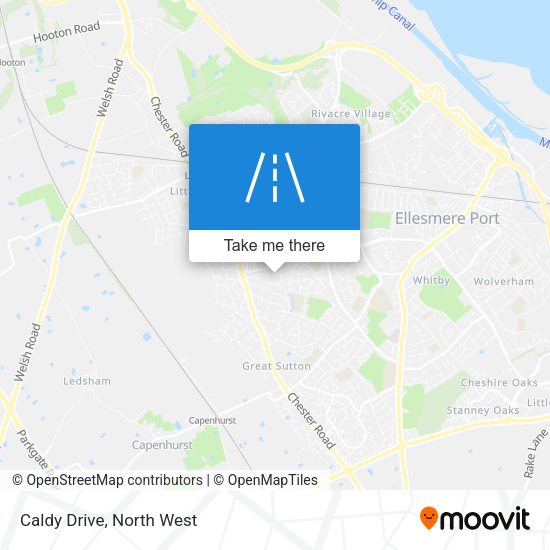 Caldy Drive map