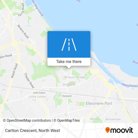 Carlton Crescent map