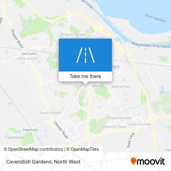 Cavendish Gardens map