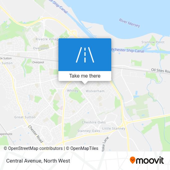 Central Avenue map