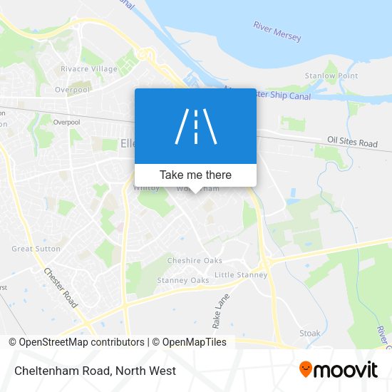Cheltenham Road map