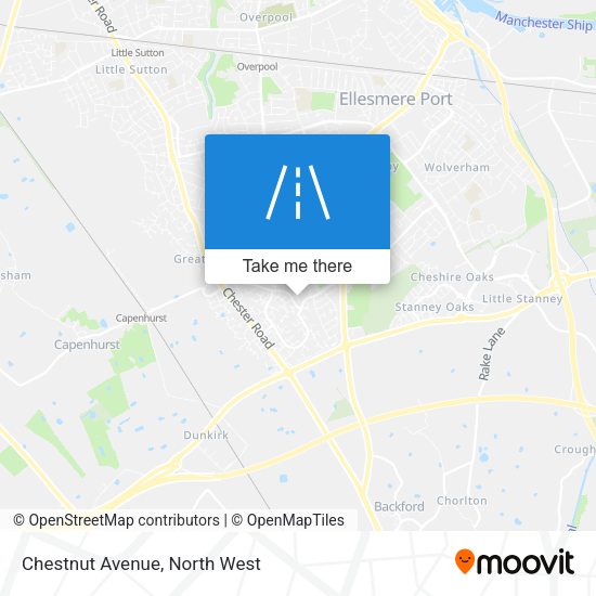 Chestnut Avenue map