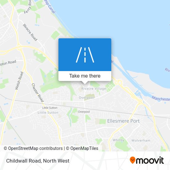 Childwall Road map