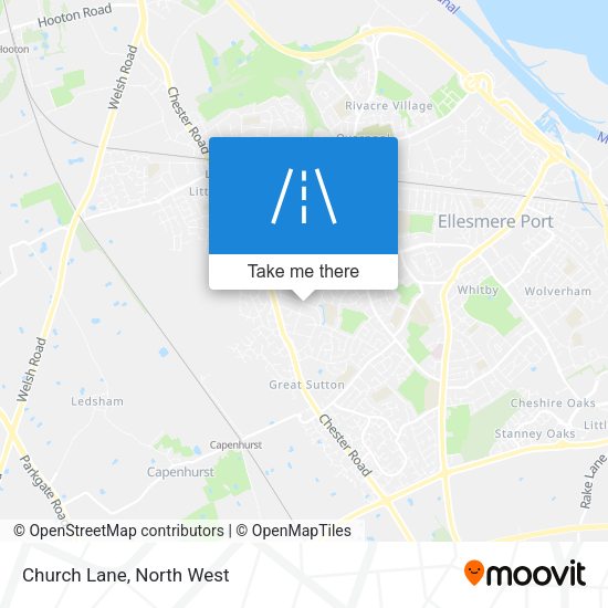 Church Lane map