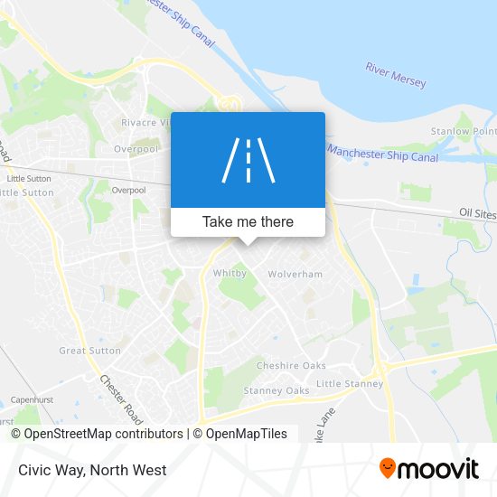 Civic Way map