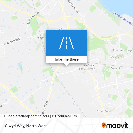 Clwyd Way map