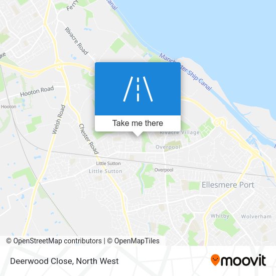 Deerwood Close map