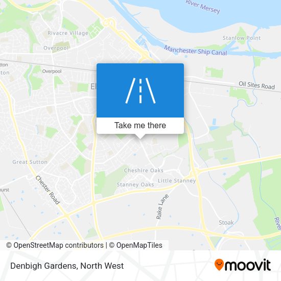 Denbigh Gardens map
