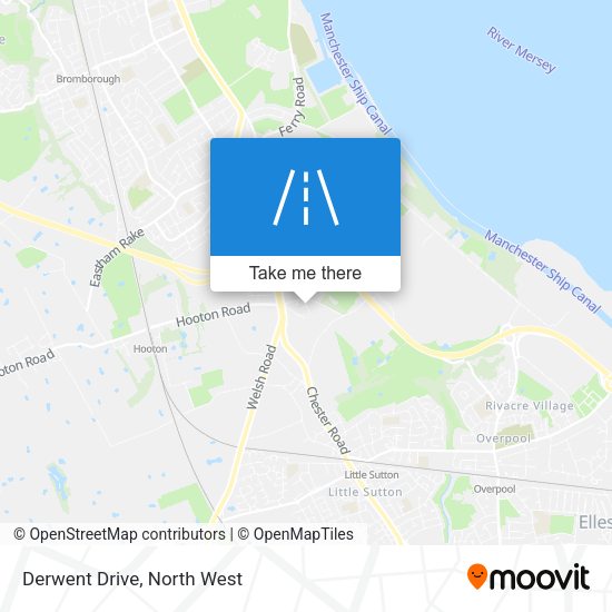 Derwent Drive map