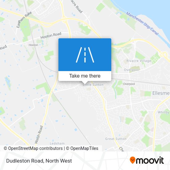 Dudleston Road map