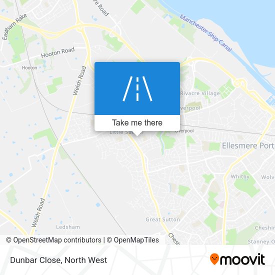 Dunbar Close map