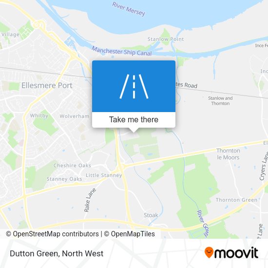 Dutton Green map