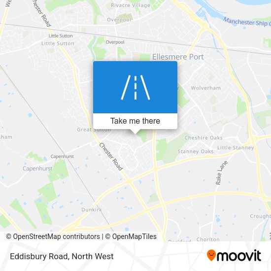 Eddisbury Road map