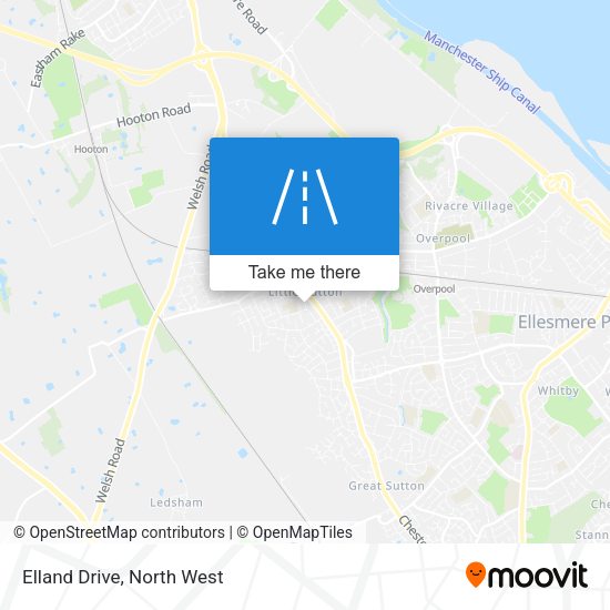 Elland Drive map