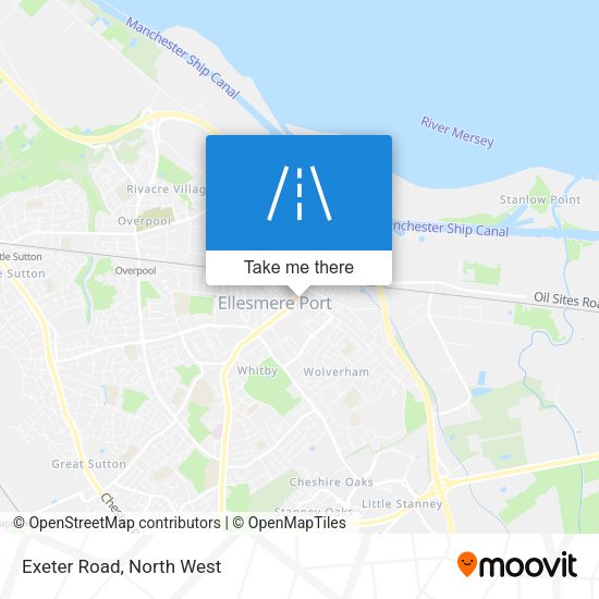 Exeter Road map