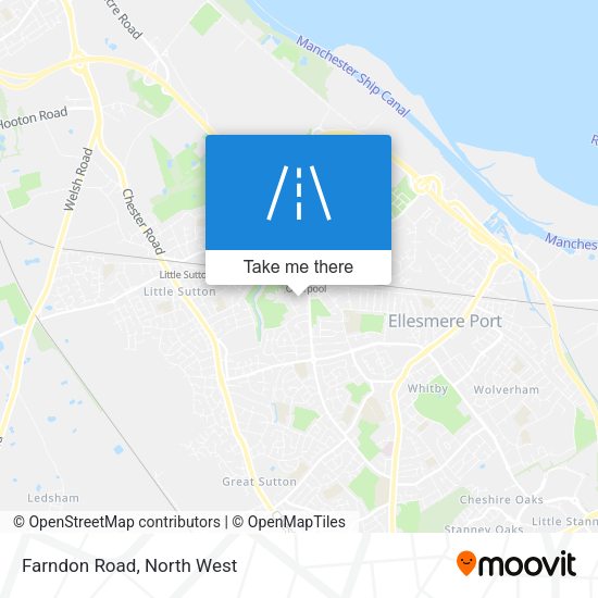 Farndon Road map