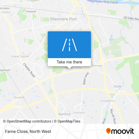 Farne Close map