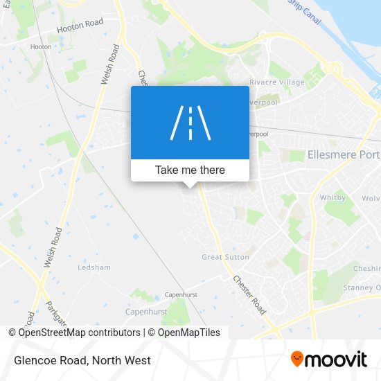 Glencoe Road map