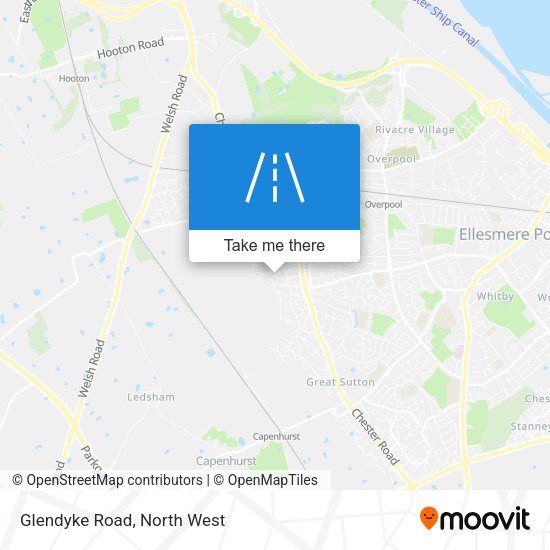 Glendyke Road map