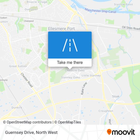 Guernsey Drive map