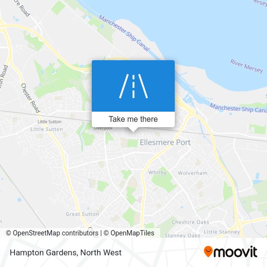 Hampton Gardens map