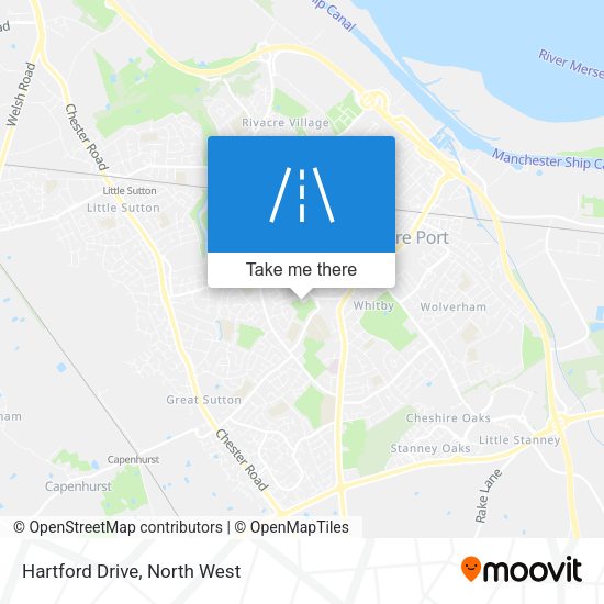 Hartford Drive map