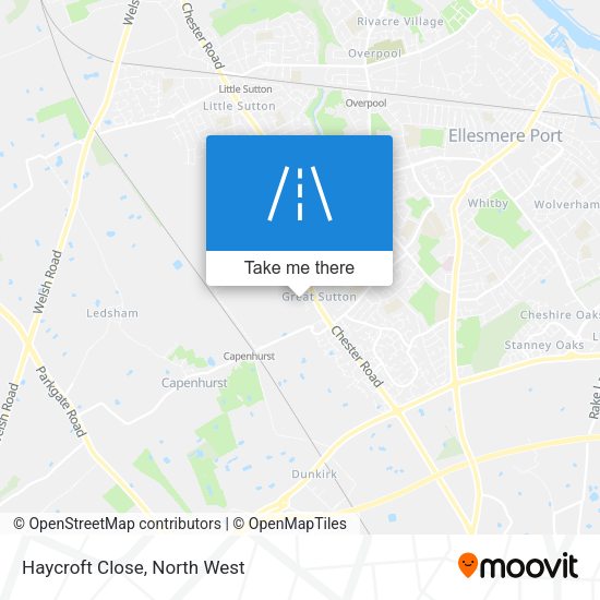 Haycroft Close map