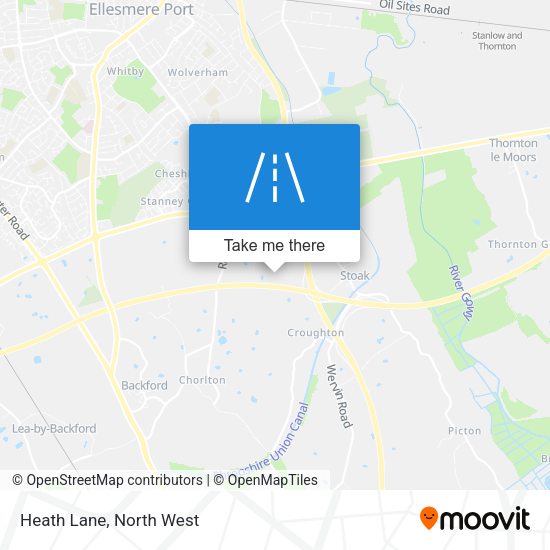 Heath Lane map