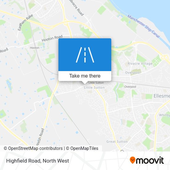 Highfield Road map