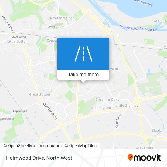 Holmwood Drive map