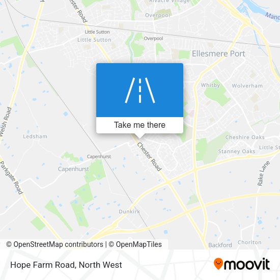 Hope Farm Road map