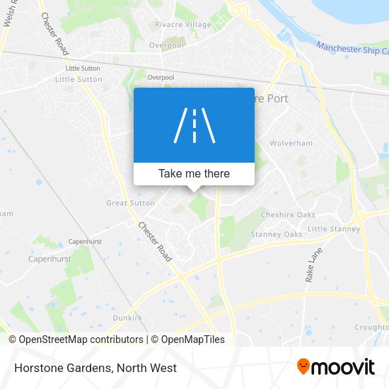 Horstone Gardens map