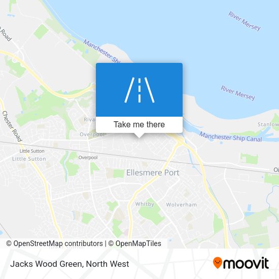 Jacks Wood Green map