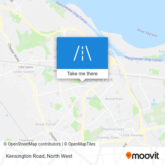 Kensington Road map