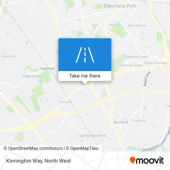 Kinnington Way map