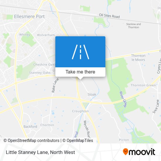 Little Stanney Lane map