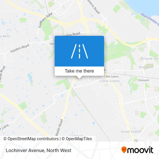Lochinver Avenue map