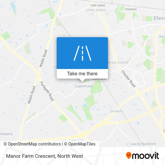 Manor Farm Crescent map
