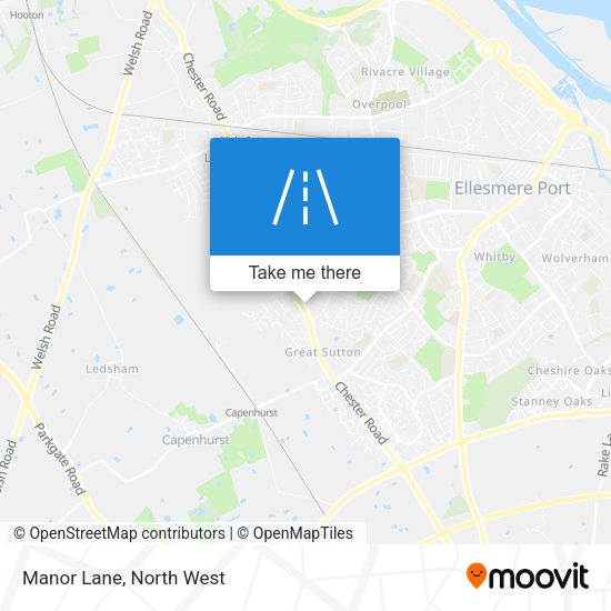Manor Lane map
