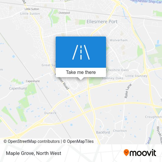 Maple Grove map