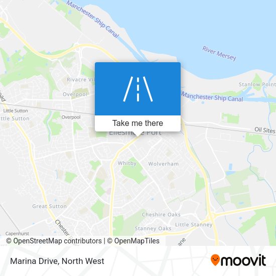 Marina Drive map