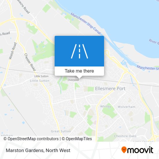 Marston Gardens map