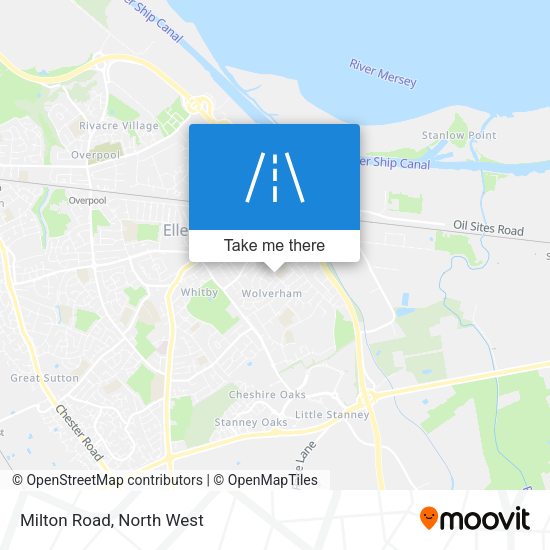 Milton Road map