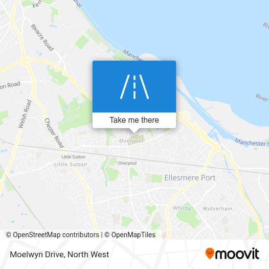 Moelwyn Drive map