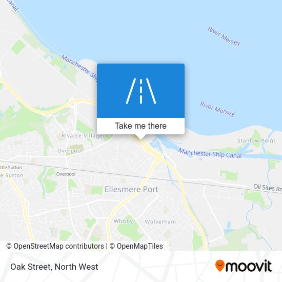Oak Street map