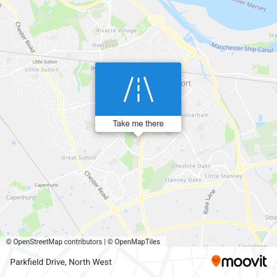 Parkfield Drive map