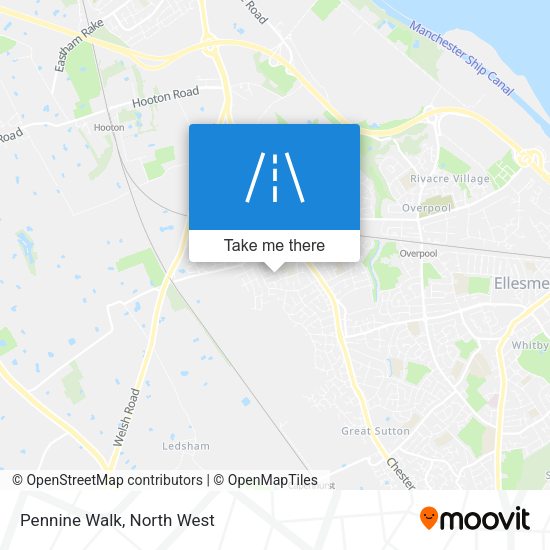 Pennine Walk map