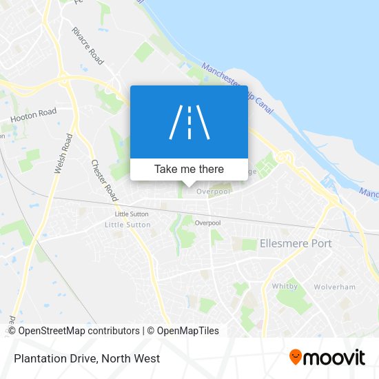 Plantation Drive map